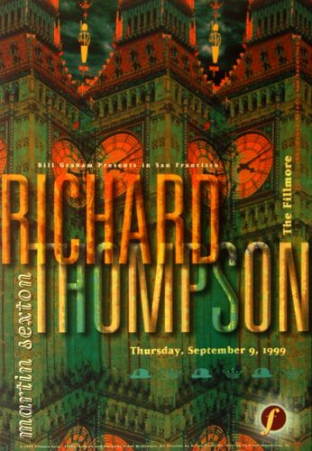 Richard Thompson - The Fillmore - September 9, 1999 (Poster)