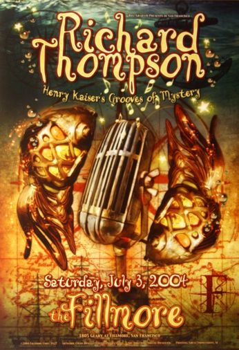 Richard Thompson - The Fillmore - July 3, 2004 (Poster)