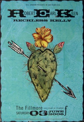Robert Earl Keen - The Fillmore - June 3, 2006 (Poster)