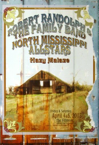 Robert Randolph & The Family Band - The Fillmore - April 4 & 5, 2003 (Poster)