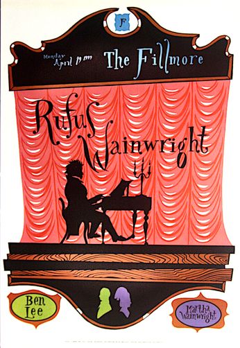 Rufus Wainwright - The Fillmore - April 19, 1999 (Poster)