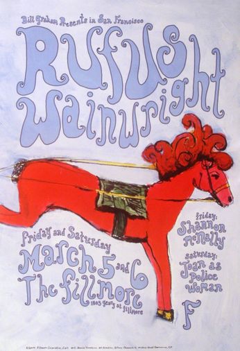 Rufus Wainwright - The Fillmore - March 5 & 6, 2004 (Poster)