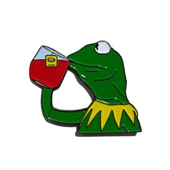 Kermit - Sippin' The Tea (Enamel Pin)