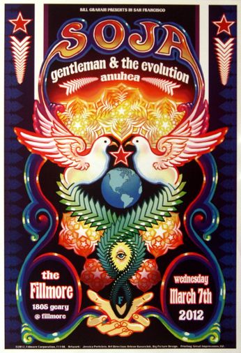 SOJA (Soldiers Of Jah Army) - The Fillmore - March 7, 2012 (Poster)
