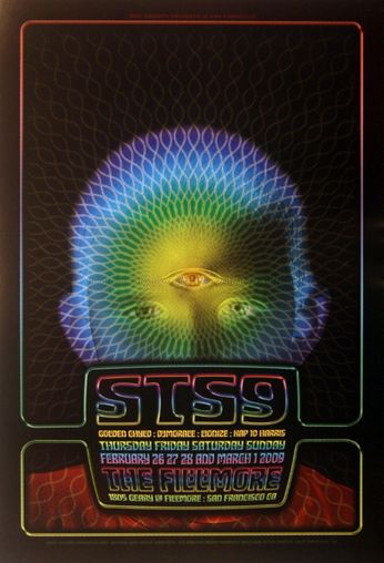 Sound Tribe Sector 9 / STS9 - The Fillmore - February 26-28, March 1, 2009 (Poster)