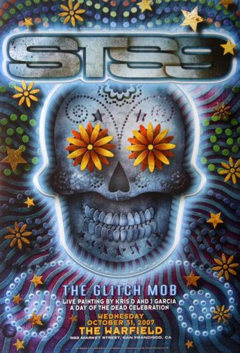 Sound Tribe Sector 9 / STS9 - The Warfield SF - October 31, 2007 (Poster)