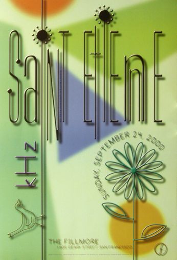 Saint Etienne - The Fillmore - September 24, 2000 (Poster)