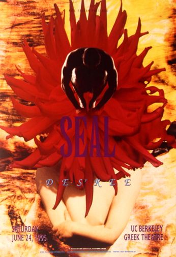 Seal - Greek Theatre UC Berkeley - June 24, 1995 (Poster)