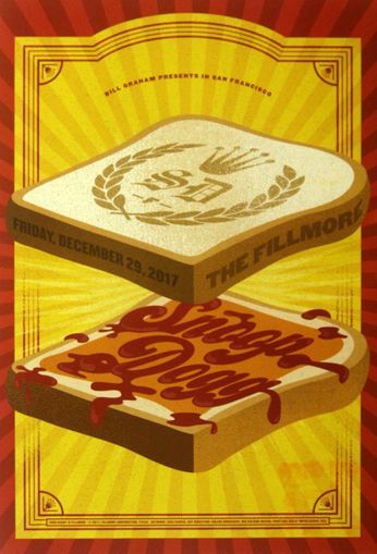Snoop Dogg - The Fillmore - December 29, 2017 (Poster)