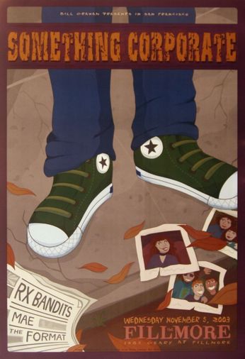 Something Corporate - The Fillmore - November 5, 2003 (Poster)