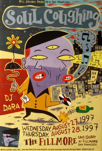 Soul Coughing - The Fillmore - August 27 & 28, 1997 (Poster)