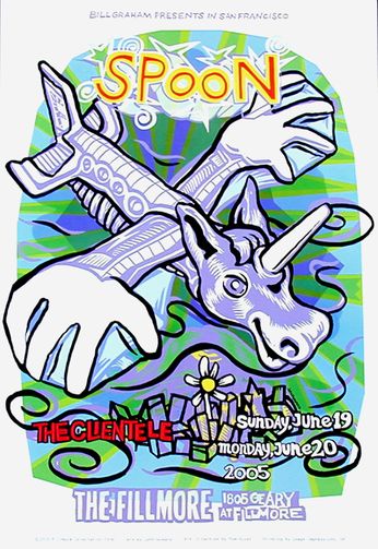 Spoon - The Fillmore - June 19 & 20, 2005 (Poster)