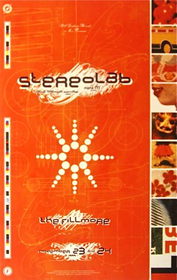 Stereolab - The Fillmore - November 23 & 24, 1999 (Poster)