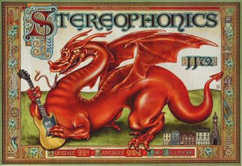 Stereophonics - The Fillmore - January 22, 2002 (Poster)