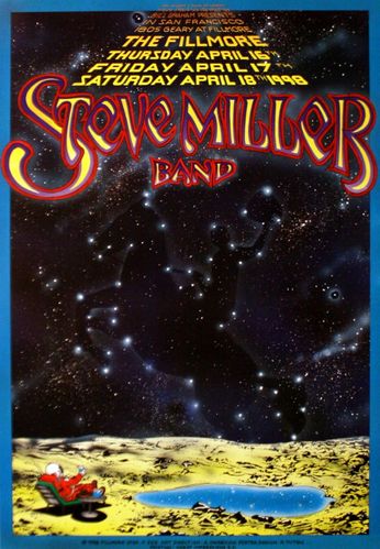 Steve Miller Band - The Fillmore - April 16-18, 1998 (Poster)