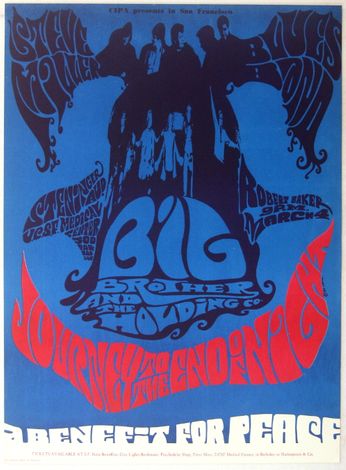 Steve Miller Blues Band / Big Brother & The Holding Co. - Steninger Auditorium U.C.S.F. - March 4, 1967 (Poster)