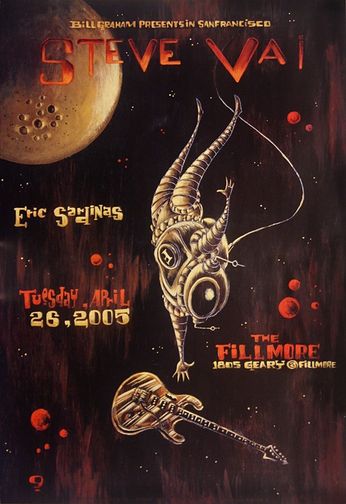 Steve Vai - The Fillmore - April 26, 2005 (Poster)