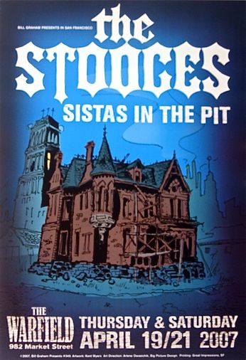 Stooges - The Warfield SF - April 19 & 21, 2007 (Poster)