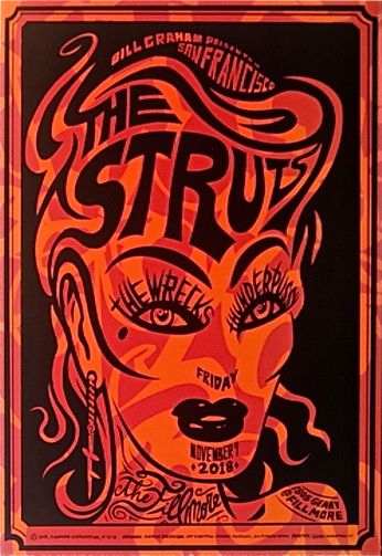 Struts - The Fillmore - November 9, 2018 (Poster)
