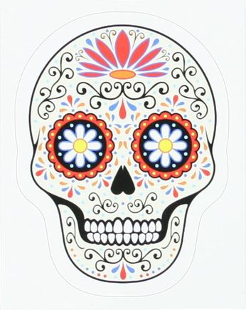 Sugar Skull - Day of the Dead (Sticker)
