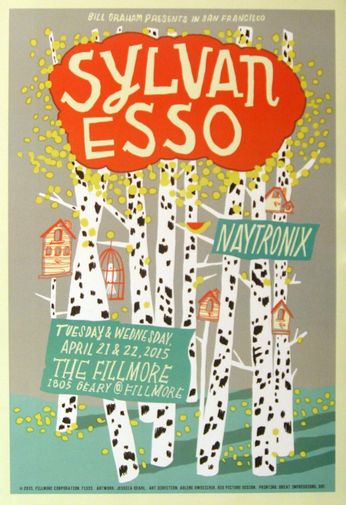 Sylvan Esso - The Fillmore - April 21 & 22, 2015 (Poster)