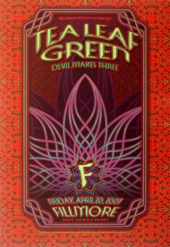 Tea Leaf Green - The Fillmore - April 21, 2007 (Poster)