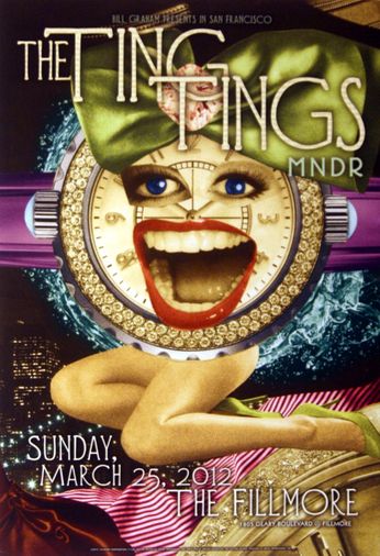 Ting Tings - The Fillmore - March 25, 2012 (Poster)