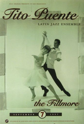 Tito Puente Latin Jazz Ensemble - The Fillmore - September 7, 1997 (Poster)