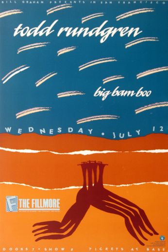 Todd Rundgren - The Fillmore - July 12, 1989 (Poster)