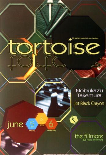 Tortoise -The Fillmore - June 5 & 6, 2001 (Poster)