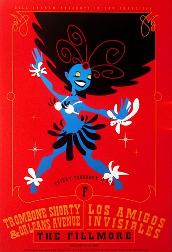 Trombone Shorty & Orleans Avenue - The Fillmore - February 11, 2011 (Poster)