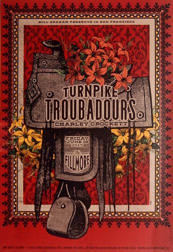 Turnpike Troubadours - The Fillmore - June 8, 2018 (Poster)