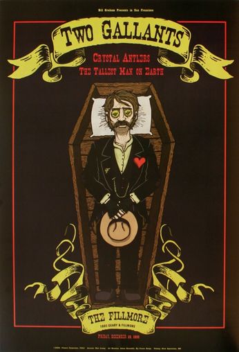 Two Gallants - The Fillmore - December 26, 2008 (Poster)