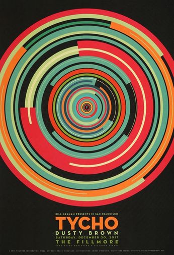 Tycho - The Fillmore - December 30, 2017 (Poster)