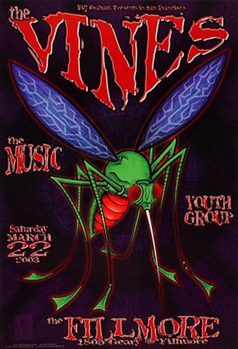 The Vines - Fillmore - March 22, 2003 (Poster)