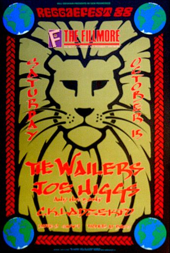 Wailers - The Fillmore - October 15, 1994 (Poster)