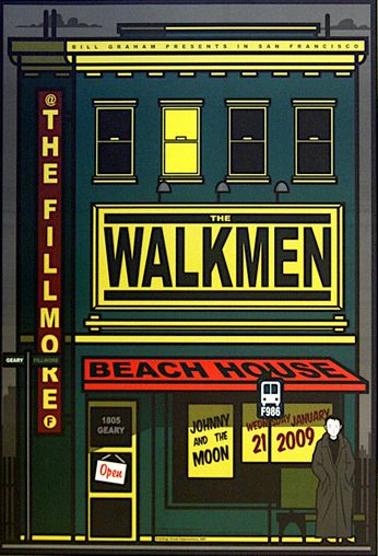 Walkmen - The Fillmore - January 21, 2009 (Poster)
