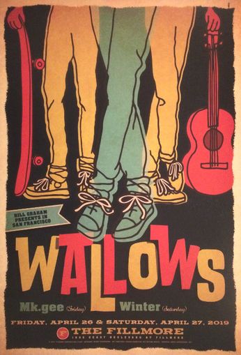 Wallows - The Fillmore - April 26 & 27, 2019 (Poster)