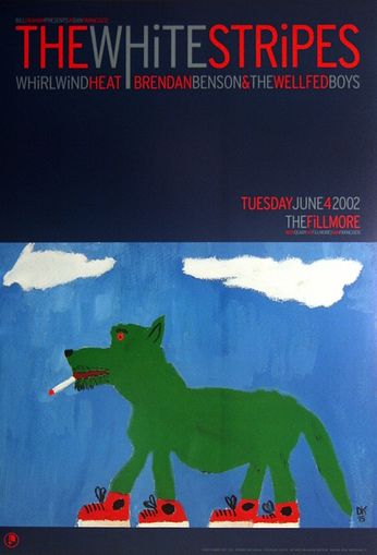 White stripes - The Fillmore - June 4, 2002 (Poster)