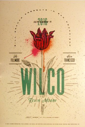 Wilco - The Fillmore - September 11, 2016 (Poster)