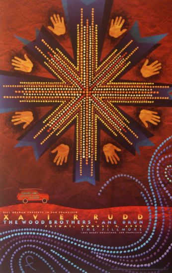 Xavier Rudd - The Fillmore - August 4, 2006 (Poster)