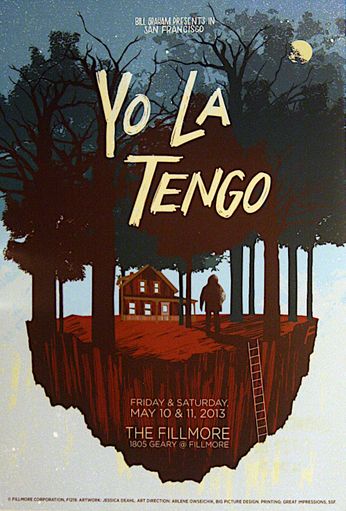 Yo La Tengo - The Fillmore - May 10 & 11, 2013 (Poster)