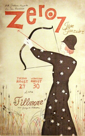 Zero 7 - The Fillmore -  August 29 & 30, 2006 (Poster)