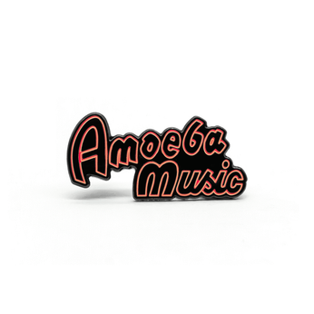 Amoeba Music Neon Logo Enamel Pin