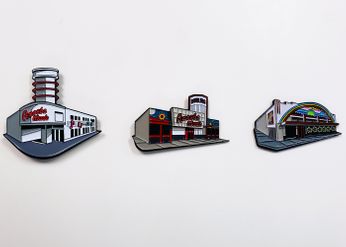 Amoeba Storefront Enamel Pin Bundle