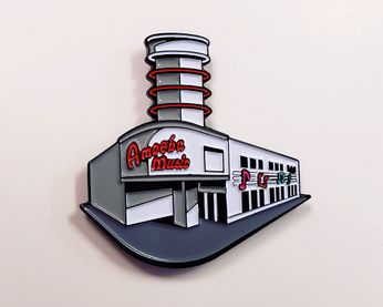 Original Hollywood Storefront Enamel Pin