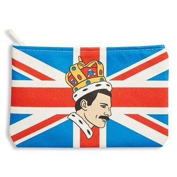 Freddie Mercury Union Jack (Zipper Pouch)