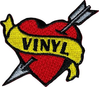 I Heart Vinyl (Patch)