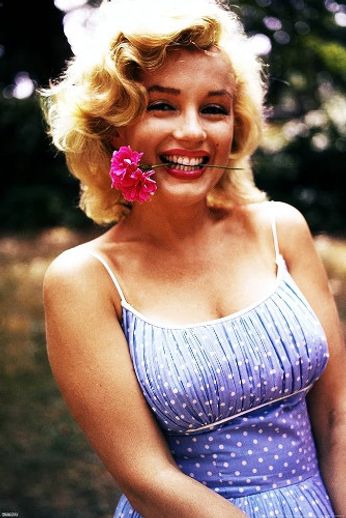 Marilyn Monroe - Flower (Poster)