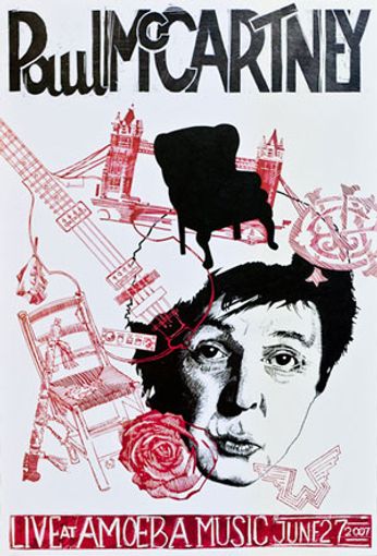 Paul McCartney - Live at Amoeba (Poster)